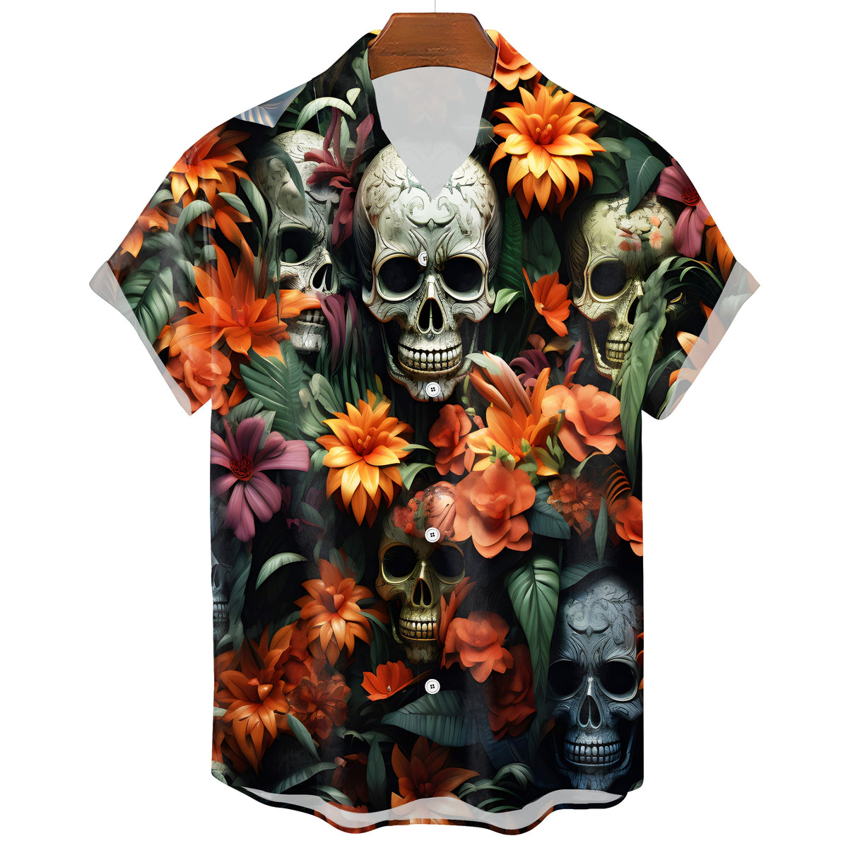 Hawaiian Skull T-Shirt