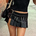 Faux Leather Skirt