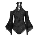 Women's Gothic Bodysuit Black