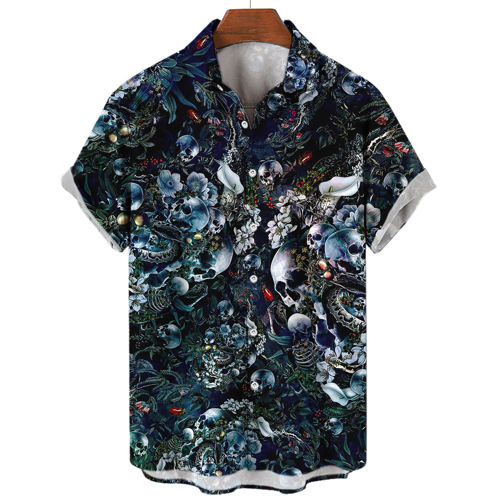 Hawaiian Skull T-Shirt